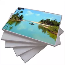 Papel Fotográfico Glossy A4 180g 100fls Premium Brilho Kit Cor Branco