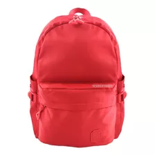 Mochila Porta Notebook Primicia College Escolar Reforzada Color Rojo