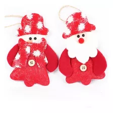 Pendente Boneco Papai Noel 13 Cm Enfeite Árvore Natal