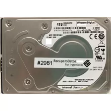 Western Digital Wd40ndzw-11a8js1 4000gb Usb - 03713 Recupero