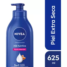 Crema Corporal Nivea Milk Nutritiva 5 En 1 625 Ml