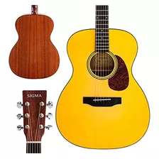 Sigma 40? Guitarra Acústica, Ooo, 4/4 De Tamaño Completo, Co