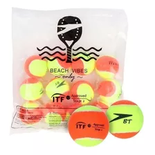 Bola De Beach Tennis Speedo - Pack Com 12 Unid Praia E Lazer