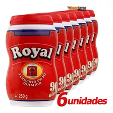 Fermento Royal Atacado 06 Potes De 250gr Cada