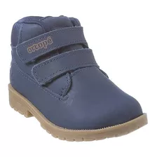 Bota Infantil Masculina Ortopé Baby Boot Sola Azul