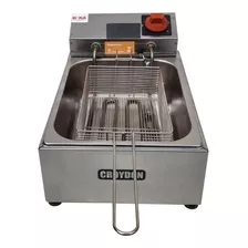 Fritadeira Elétrica De Mesa 1 Cuba 3,5 Litros Fb1d Croydon Cor Inox Frequência 60 Hz 127v