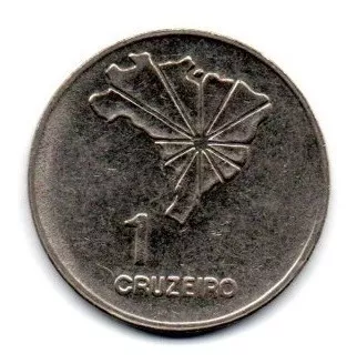 Moeda 1 Cruzeiro 1972 Sesquicentenário Independência Antiga