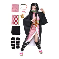 Disfraz De Cosplay De Kamado Nezuko Para Niña De Demon Slaye