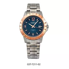 Reloj Pulsera Mistral Metal Gst 7211 5 Atm