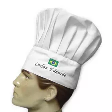 Chapéu Mestre Cuca Gastronomia Chef Touca Bordado Gratis