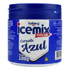 Corante Em Pó Icemix Color Azul 100g Iceberg Un