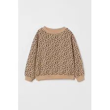 Buzo H&m Kids Animal Print Leopardo Talle 6/8 Años