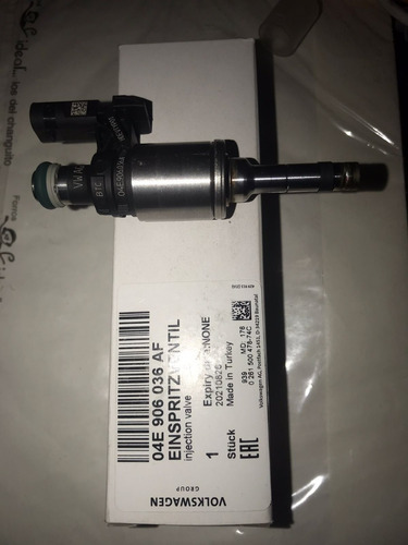 Inyector Gasolina Audi, Seat, Vw 1.4 04e 906 036 Af Original Foto 3