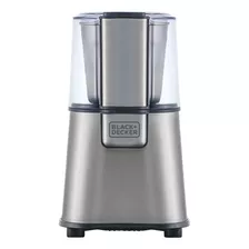 Moedor Elétrico Grãos Café Gourmand Gris Inox Black Decker Cor Cinza