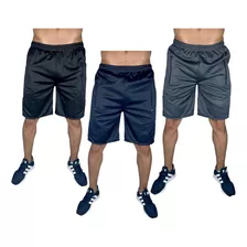 Kit 3 Shorts Masculinos Chimpa Confortável Esporte 