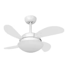 Ventilador De Teto 4 Pás E Luminária Volare Fly Mini Cj