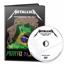 Metallica Dvd Porto Alegre Brazil 2022 Slayer Megadeth 