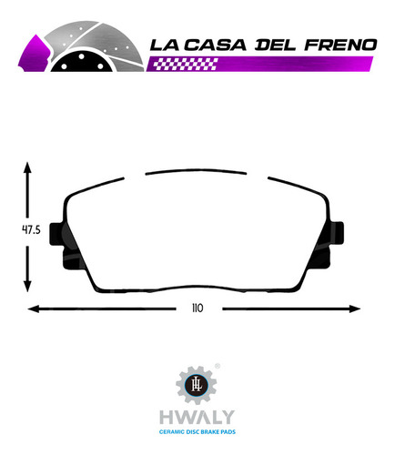 Pastilla De Freno Delantera Para Morning Picanto 11 1.2 2013 Foto 3