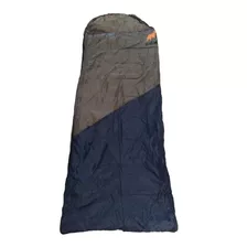 Sobre De Dormir Safari Con Capucha Combinado Bentancor Outdo Color Gris Con Azul