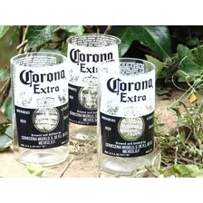 Vasos De Cerveza Corona Con Botellas Recicladas X 6 Unidades