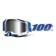 Goggles 100% Racecraft 2 Isola Flash Silver Lens Color De La Lente Silver Flash Lens Color Del Armazón Blanco Talla Adulto