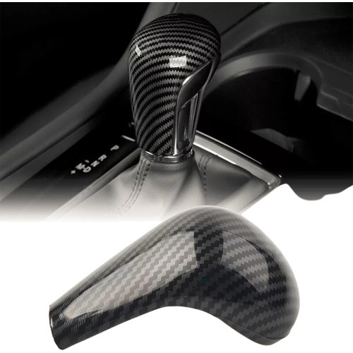 Embellecedor Fibra Carbono Palanca P/ Mazda 3 Cx-30 2019-23 Foto 4