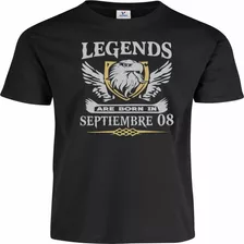 1 Playera Diseño Legends Septiembre