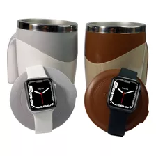 Kit Parejas 2 Smartwatch + 2 Tazas Automáticas 