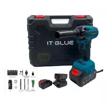 Kit Chave De Impacto/furadeira/parafusadeira 21v It-blue