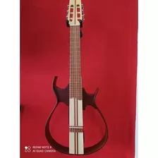 Guitarra Puntera Jvc Silent Nueva Con Estuche Semiduro Y Kit