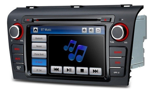 Estereo Dvd Gps Mazda 3 2006-2009 Bluetooth Touch Radio Usb Foto 3