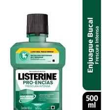 Enjuague Bucal Listerine Pro-encías Frescura Intensa 500 Ml