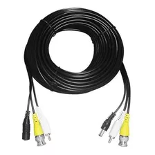 Cable Siames Cctv De 20 Metros Para Video, Corriente Y Audio