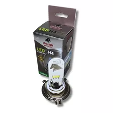 Lampada De Led H4 Moto Super Branca Com Strobo Efeito Xenon