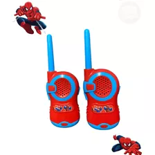 Walkie-talkie Infantil Homem Aranha Radio Brinquedo Criança