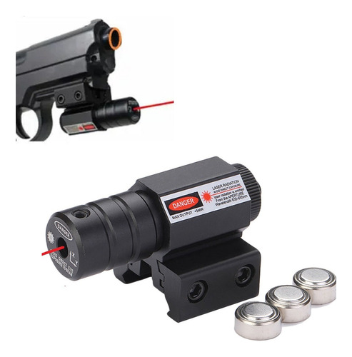 Mira Para Pistola Carabina Red Dot Laser Colimador Tiro