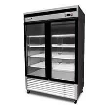 Refrigerador Acero Inox. 2 Ptas. Vidrio Vr2ps-1400v