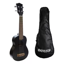 Ukelele Soprano Negro Mahori 