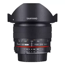 Lente Samyang Syhd8m-n 8 Mm F / 3.5 Hd Para Nikon