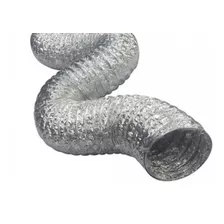 Ducto Flexible Aluminio 10 Pulgadas X 10 Metros Ventilacion 