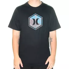 Camiseta Hurley Hexa Oversize Original - Preto