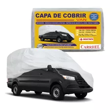 Capa Para Carro Carrhel Van Forrada Impermeável Silver