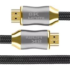 Cable Hdmi 2.1 8k 4k Certificado 28 Awg 5,0mtrs