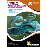 Vinilo Adhesivo Imprimible A4/20hojas..envio Gratis X 4 Un!