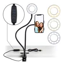 Aduro U-stream - Anillo De Luz Para Selfie Con Soporte De C.