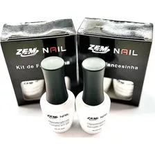 Kit Francesinha Esmalte Em Gel Original Zem Unhas De Gel 