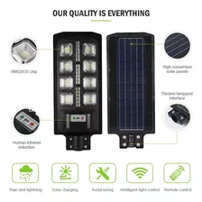 Lampara Reflector Con Panel Solar 150w Ip65 Hawks *itech 