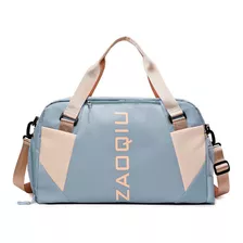 Bolsa Feminina Esportiva Semi Impermeavel Espaçosa Academia Cor Preta