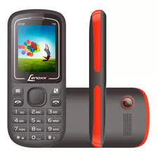 Celular Dual Sim 32mb Radio Fm Cor Preto E Vermelho Idosos