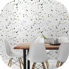 Vinilo Para Pared Mural Terrazzo Granito Empapelado